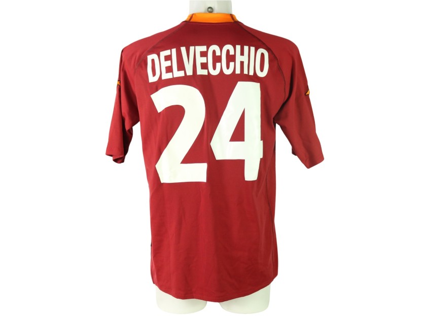 Del Vecchio's Roma Match-Issued Shirt, 2000/01