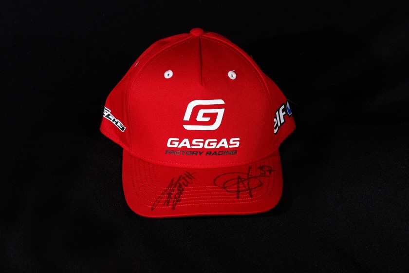 Pol Espargaro and Augusto Fernandez's Signed Official GASGAS Factory Cap