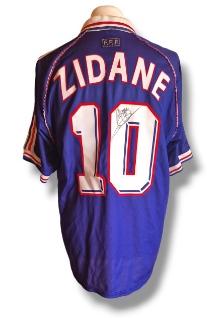 Zidane's France 1998 Signed Shirt