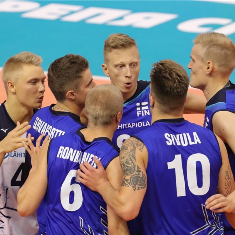 Official FIVB Volleyball Signed by the Finland National Volleyball Team