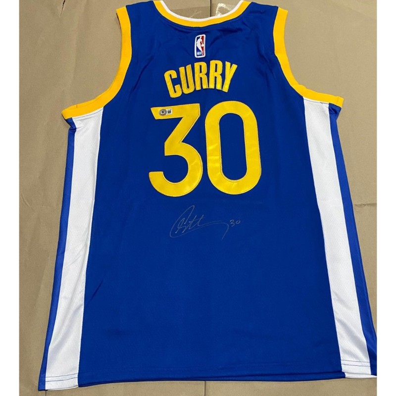 Stephen Curry Signed Golden State Warriors Jersey