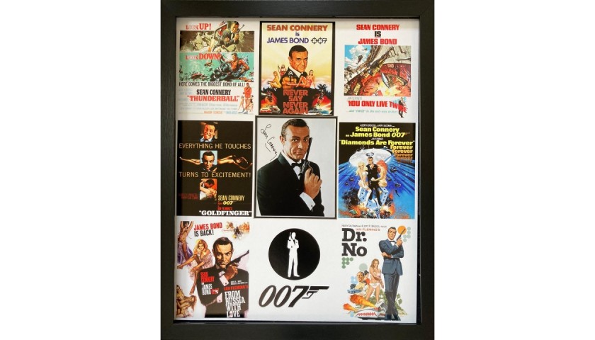 Sean Connery as James Bond, Signed Display