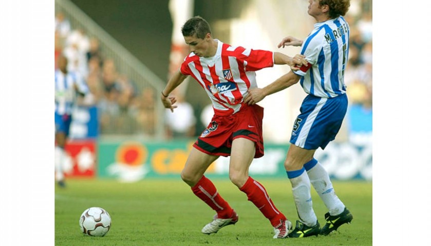 Torres' Atletico Madrid Match Shirt, 2001/02
