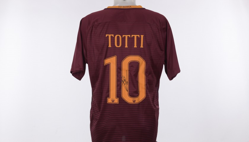 Francesco Totti's Roma Signed Shirt,  16/17
