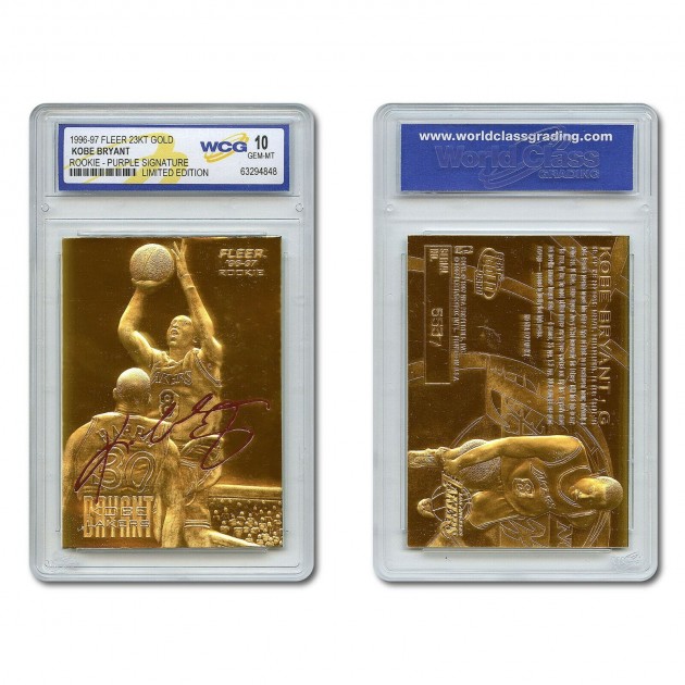 Kobe Bryant Gold Rookie Card