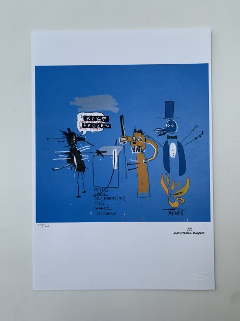 "Keep Frozen" by Jean-Michel Basquiat - Signed