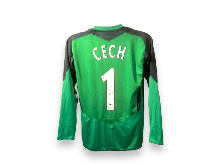Maglia ufficiale del Chelsea 2004/05 firmata da Petr Cech