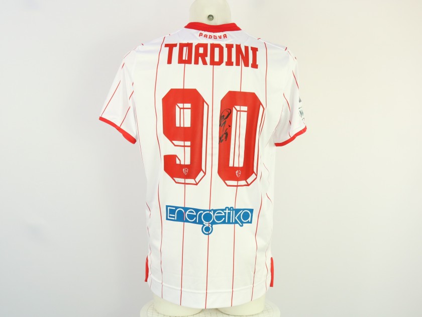 Tordini's Unwashed Signed Shirt, Pro Vercelli vs Padova 2024