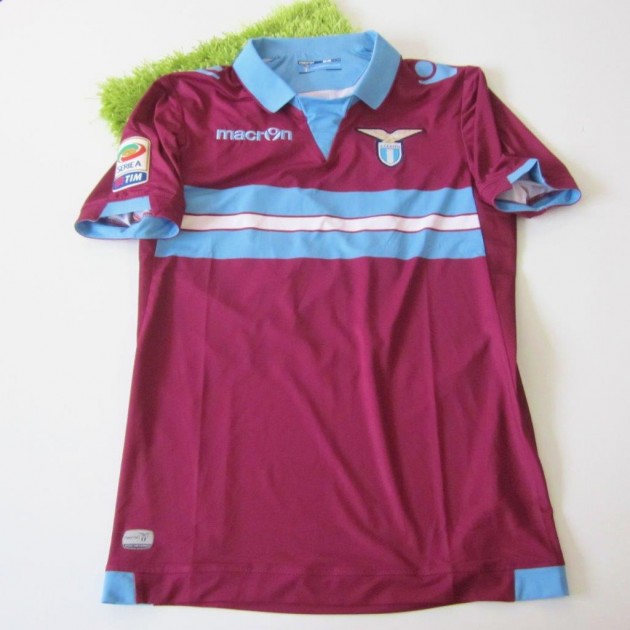 Keita Balde Lazio match issued/worn shirt, Serie A 2014/2015