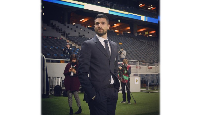 Italy National Football Team Official Suit Belonging to Antonio Candreva - Ermanno Scervino