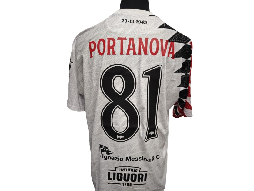 Portanova's Comemmorative Match-Worn Shirt + Shorts, Latina vs Sorrento 2026 - 80th Anniversary with RF78 Patch