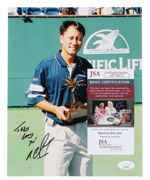 Michael Chang Signed Picture
