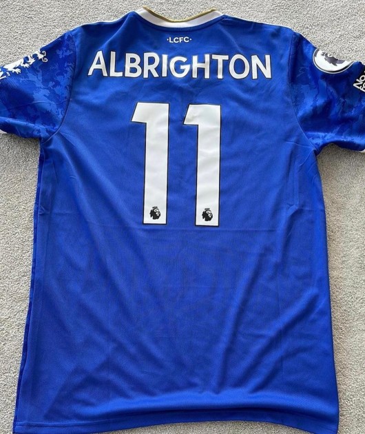 Marc Albrighton's Leicester City Match Issued Signed Shirt