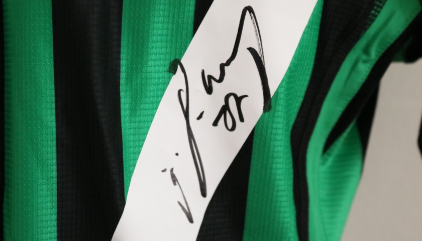 Boateng's Sassuolo Match-Issue/Worn Signed Shirt - CharityStars