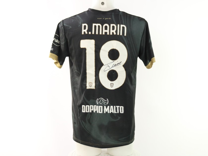 Marin's Monza vs Cagliari Signed Unwashed Shirt, 2025