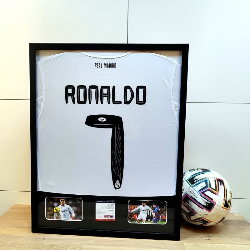 Cristiano Ronaldo's Real Madrid 2010/11 Signed and Framed Shirt
