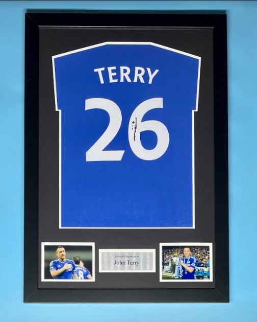 Maglia John Terry Chelsea - Autografata e incorniciata