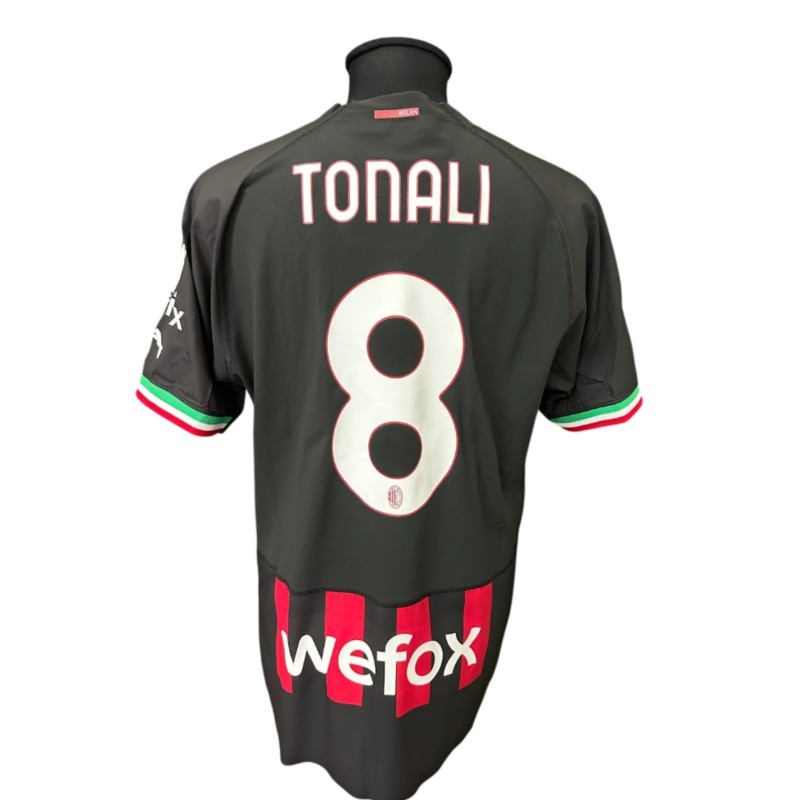 Tonali's Milan Official Shirt, 2022/23