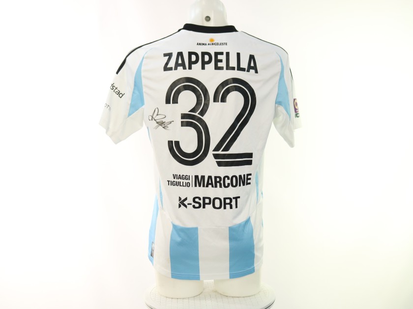 Maglia Zappella Virtus Entella vs Ascoli Unwashed, 2025 - Autografata