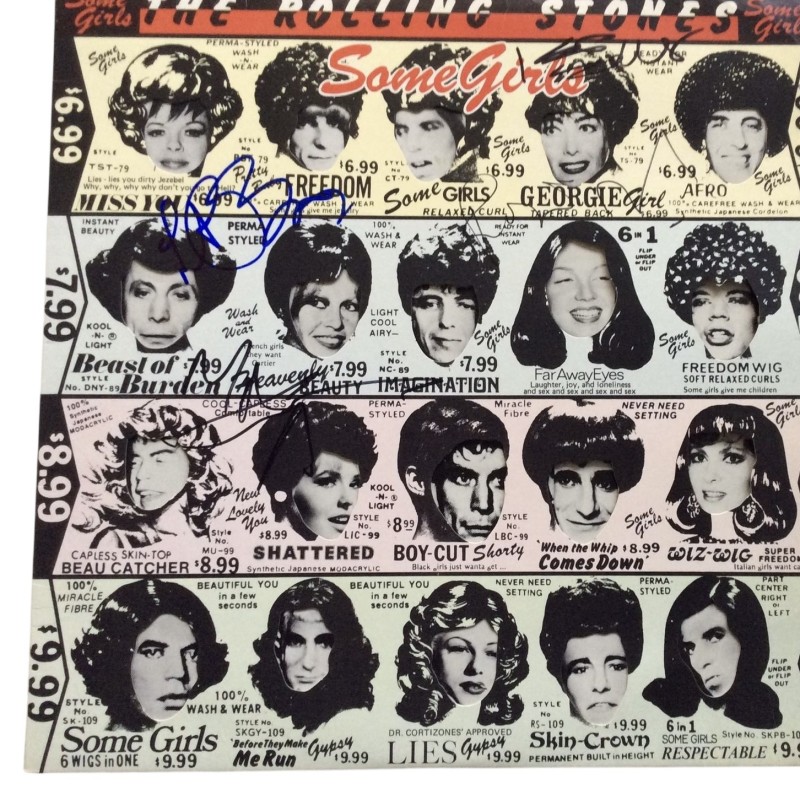 The Rolling Stones Signed 'Some Girls' Vinyl LP