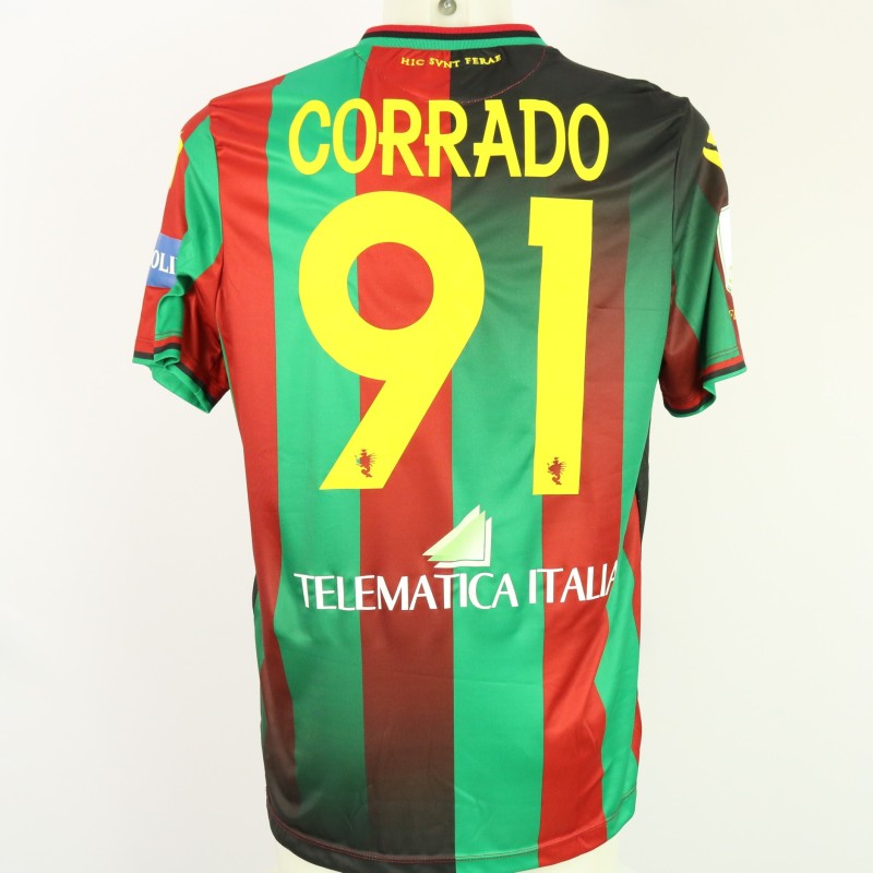 Corrado's Match Worn unwashed Shirt, Ternana vs Pisa 2024 
