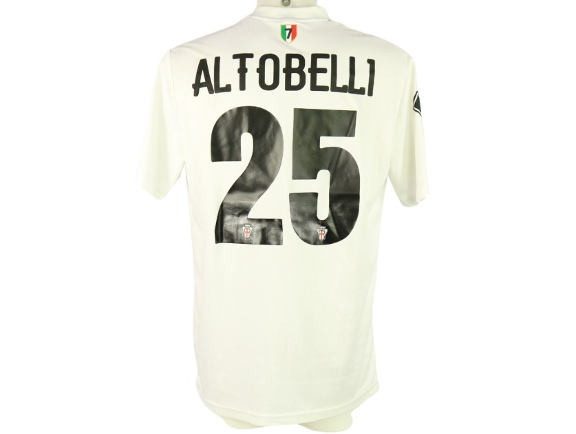 Altobelli's Pro Vercelli Match-Worn Shirt, 2016/17