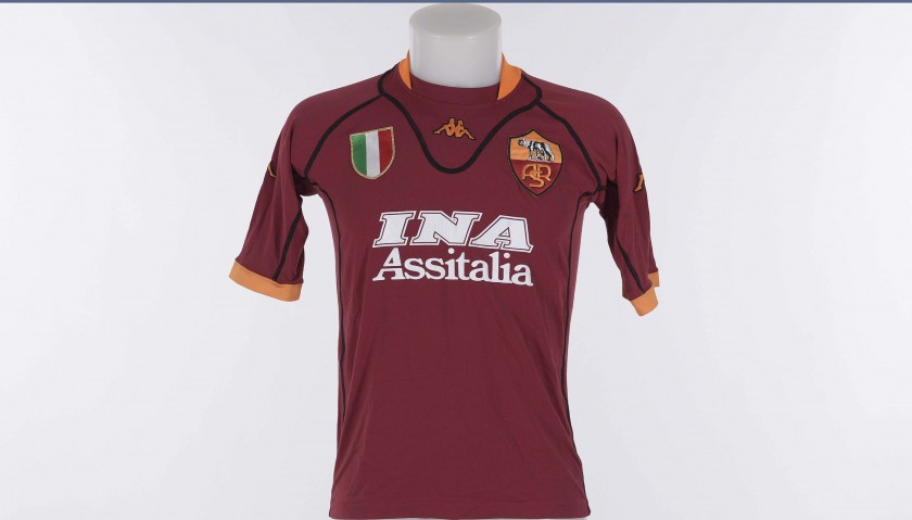 Francesco Totti's AS Roma Signed Shirt, 2001/2002 