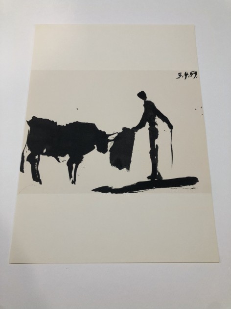Original "Toros y Toreros" Lithograph Series by Pablo Picasso - Signed