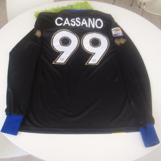 Cassano Parma match issued shirt, Serie A 2014/2015