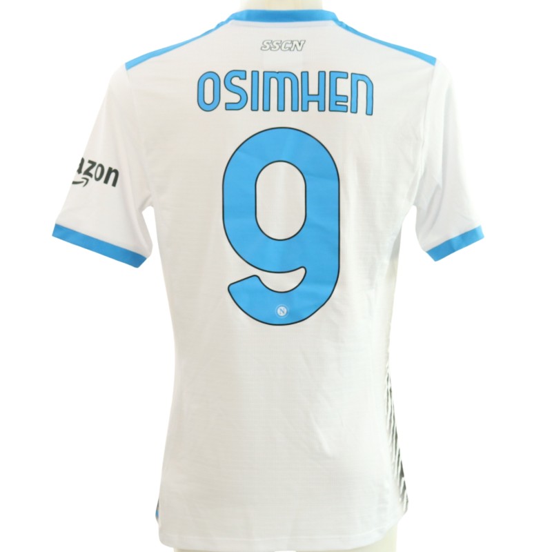 Osimhen's Napoli Match-Issued Shirt, 2021/22 - Maradona Special Edition