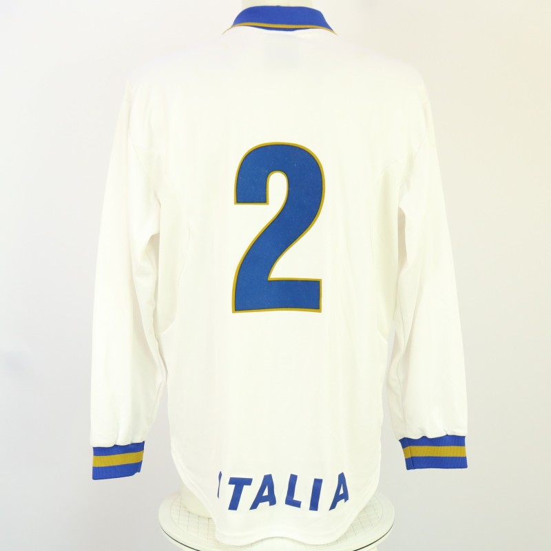 Alessandro Nesta's Italy 1996 World Cup Qualifiers Match Shirt, vs Moldova 