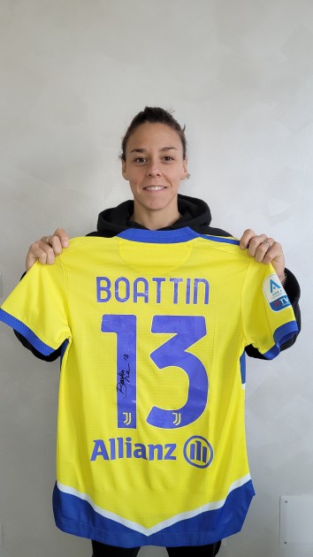 Boattin's Juventus Signed Match Shirt, 2021/22
