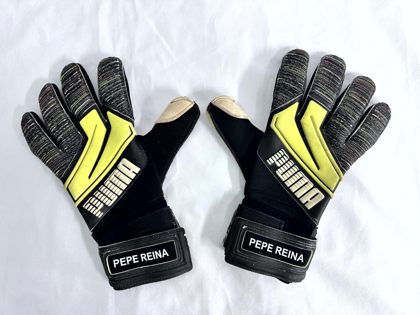 Guanti Puma Unwashed di Pepe Reina - Autografati