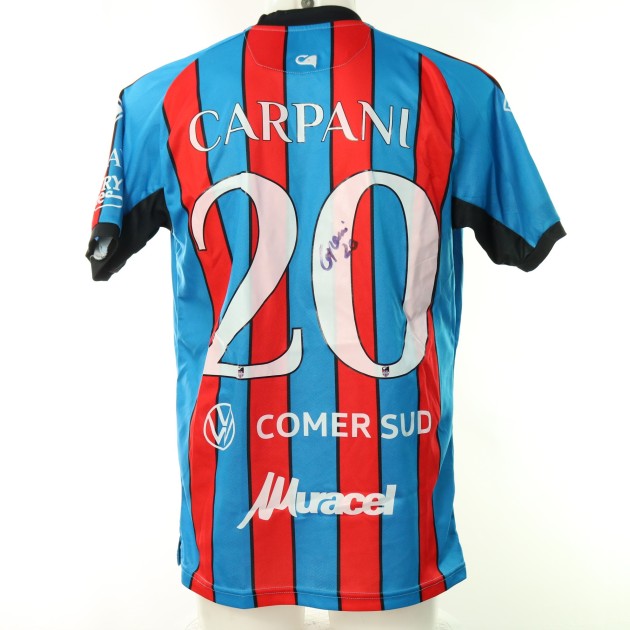 Carpani's unwashed Signed Shirt, Catania vs Trapani 2024 