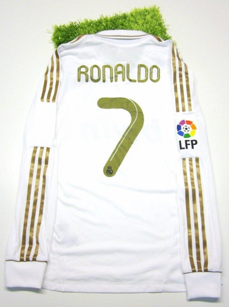 Cristiano Ronaldo Real Madrid match worn shirt football jersey