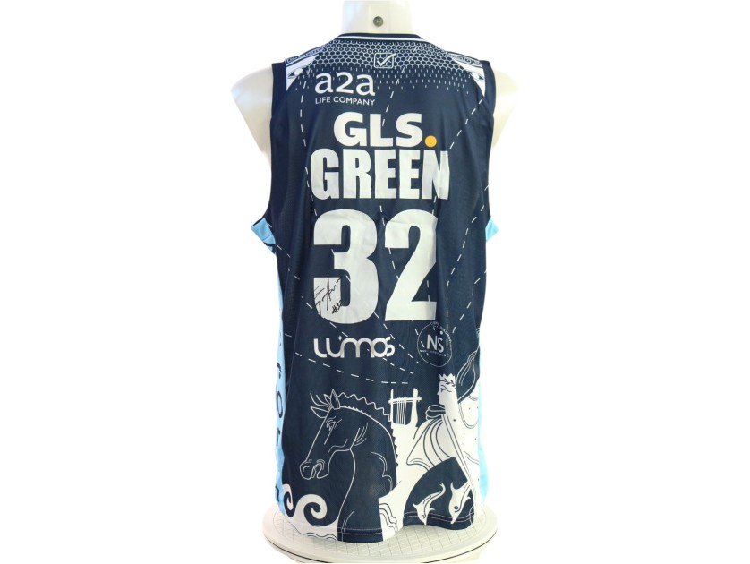 Green's Signed Match-Worn Kit, Varese vs Napoli Basket 2024