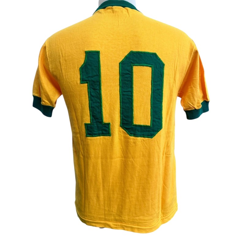 Maglia Indossata Rivelino Brasile, FIFA World Cup 1974 - Autografata