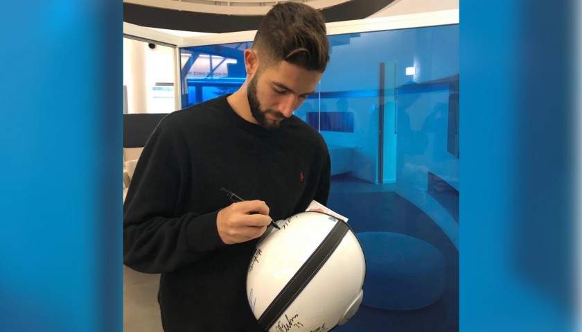 'I Love Inter' Helmet - Signed by the 2018/19 Season Players
