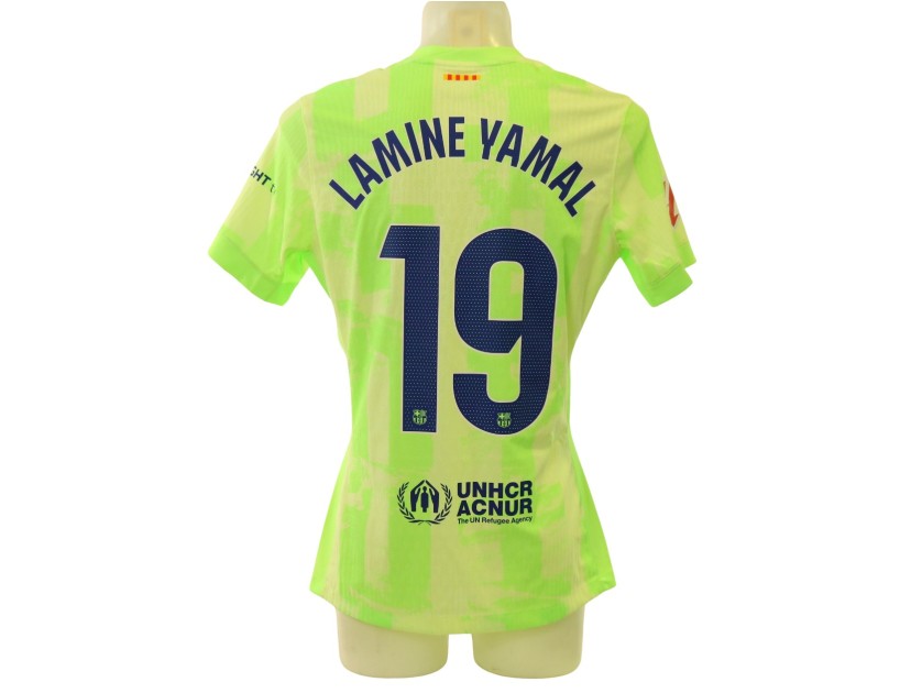 Lamine Yamal's Barcelona Match-Issued Shirt, 2024/25