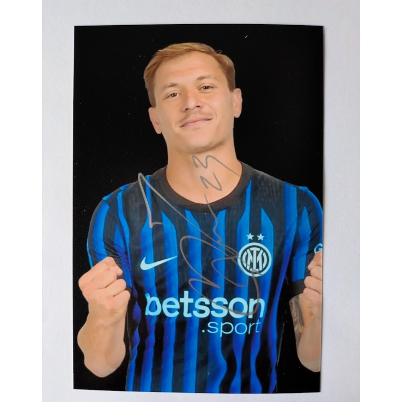 Fotografia - Autografata da Nicolò Barella