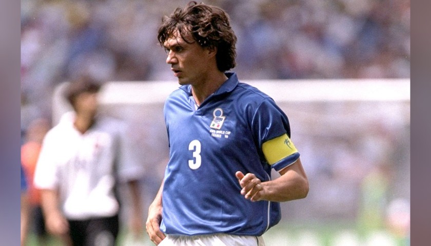 Italy Training Shirt, 1993/94 - Signed by Paolo Maldini