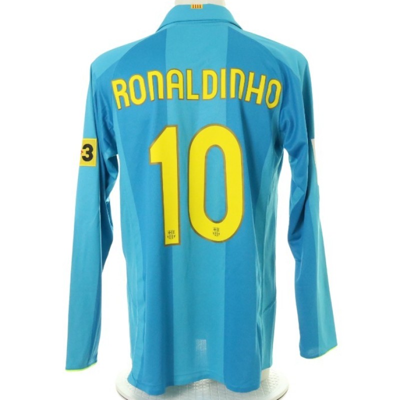 Ronaldinho's Barcelona Match Shirt, La Liga 2007/08