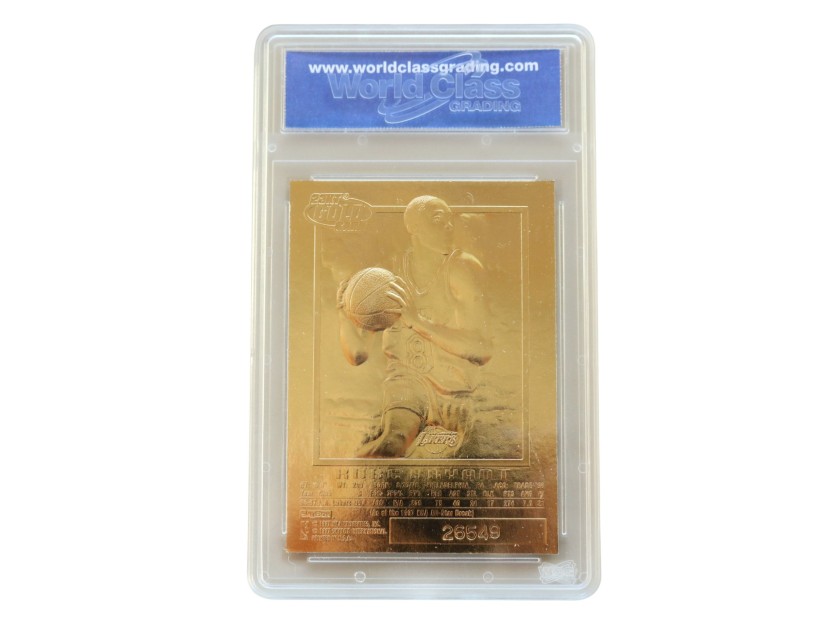 Kobe Bryant's Rookie Purple Signature Gold Card, 1996/97
