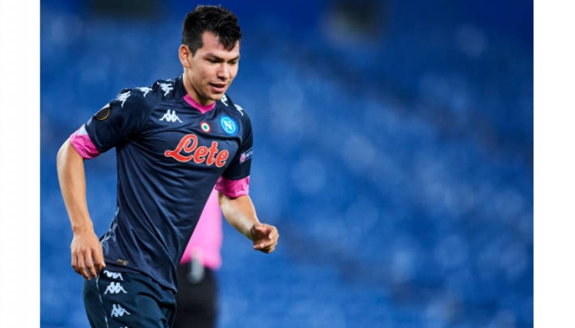 Lozano's Napoli Match Shirt, EL 2020/21