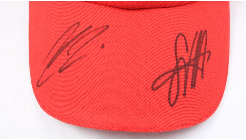 Cappellino Ferrari - Autografato da Raikkonen e Vettel - CharityStars