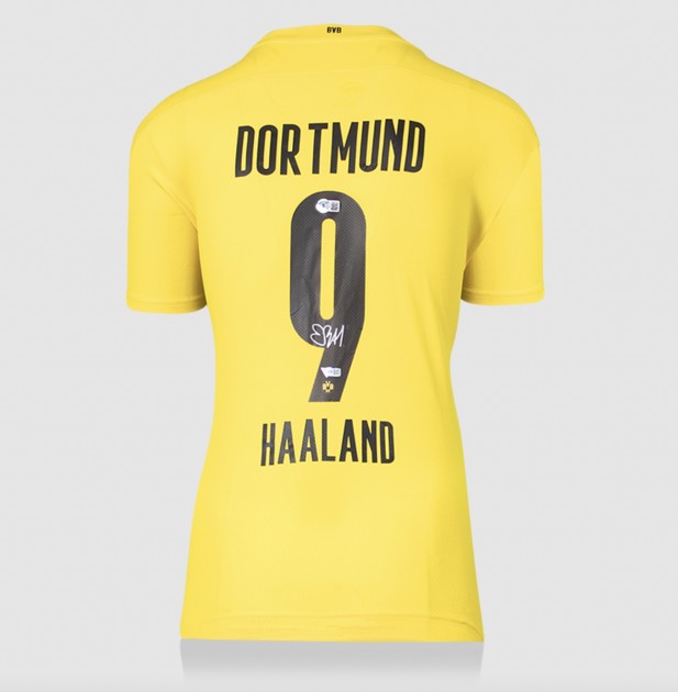 Erling Haaland's Borussia Dortmund Signed Shirt - 2020/21