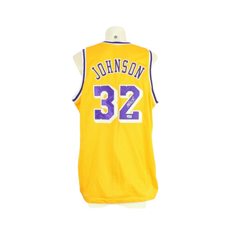 Canotta replica Johnson Los Angeles Lakers - Autografata