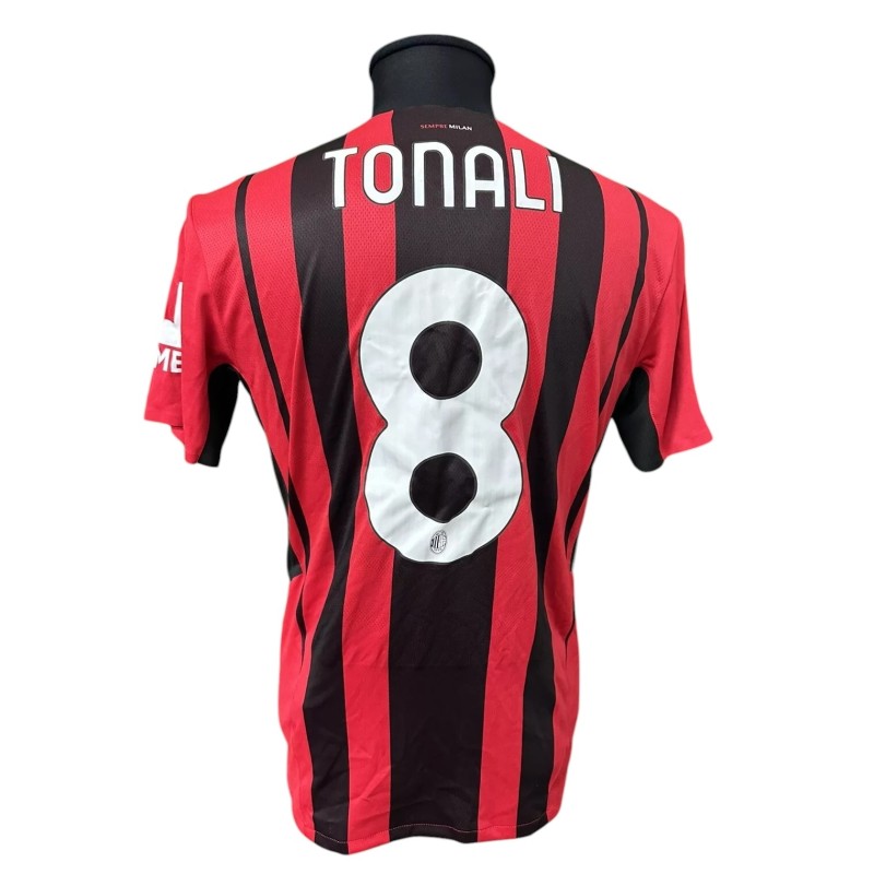 Tonali's Milan vs Roma Issued Shirt, 2022