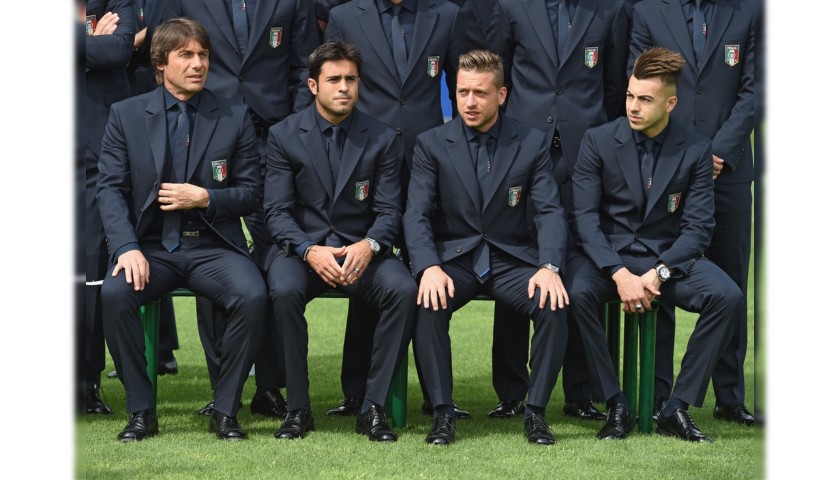 Italy National Football Team Suit Worn by Emanuele Giaccherini