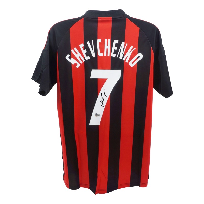 Replica della maglia del Milan firmata da Andriy Shevchenko